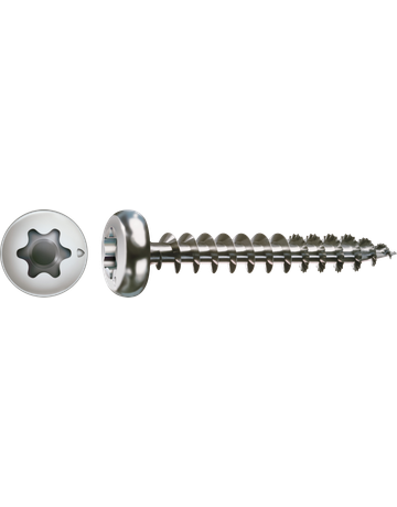Universalschraube A2 Halbrundkopf 3x20mm,Vollgw,Innensechsrund T10,ER A2 - SPAX